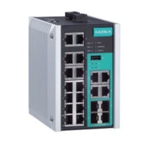 EDS-518E-SS-SC-4GTXSFP-T switch przemysłowy 18-portowy 12x 10/100BaseTx, 2x jednomodowy SC 4x Gigabit RJ45/SFP, zarządzalny